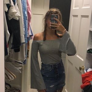 off the shoulder top